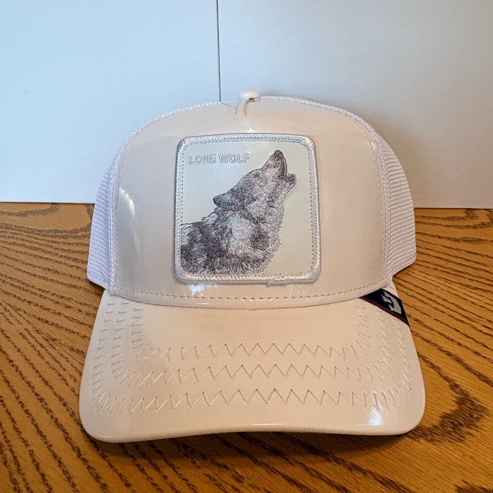 Goorin Bros "Lone Wolf" Patch Trucker Hat